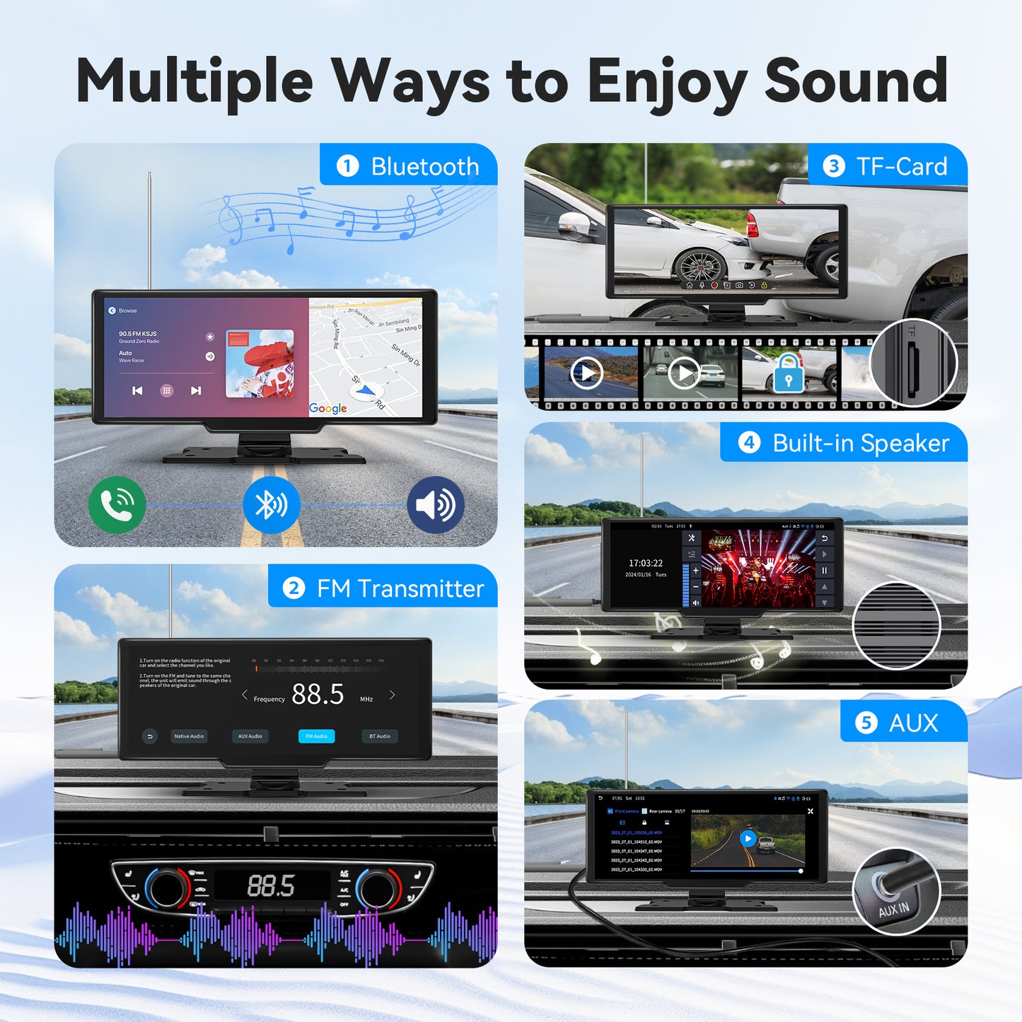 P2: Support 1-seg TV Portable Android & CarPlay Touch Screen for Cars